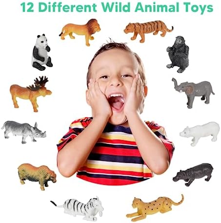 Bath Bombs for Kids with Surprise Inside, 12 Pack Kids Bath Bombs with Jungle Animal Toys for Boys Girls, Safe Handmade Fizzy Balls Dino Egg Bubble Bath Bomb Gift Set for Kids Christmas Easter - Image 3