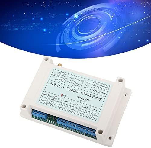 Emoshayoga Wireless Relay Module, Less Interference 4 Channel Wireless Relay High Sensitivity User Friendly 5 Parameters Setting with Antenna for Home Automation(#1) - Image 2