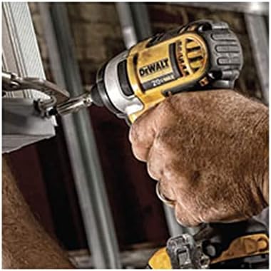 DEWALT 20V MAX Cordless Drill and Impact Driver, Power Tool Combo Kit with 2 Batteries and Charger, Yellow/Black (DCK240C2) - Image 9