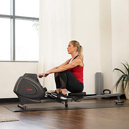 Sunny Health & Fitness Smart Compact Magnetic Rowing Machine with Optional Exclusive SunnyFit® App Enhanced Bluetooth Connectivity - Image 14