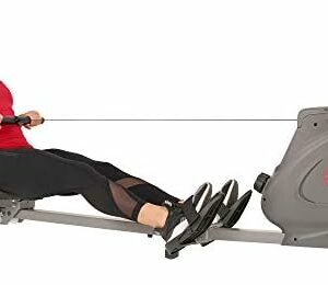 Sunny Health & Fitness Smart Compact Magnetic Rowing Machine with Optional Exclusive SunnyFit® App Enhanced Bluetooth Connectivity
