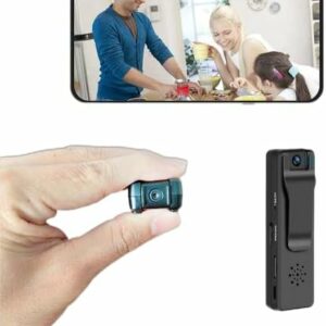 Home Security WiFi Wireless Camera Body Cameras Indoor Outdoor Camera Body Security Dog Nanny Cam,App Remote View Loop 180° Rotation Built-in Battery Camera No Need WiFi Cameras For Home Security