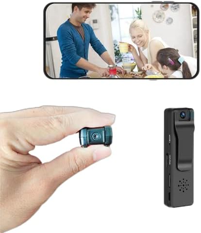 Home Security WiFi Wireless Camera Body Cameras Indoor Outdoor Camera Body Security Dog Nanny Cam,App Remote View Loop 180° Rotation Built-in Battery Camera No Need WiFi Cameras For Home Security