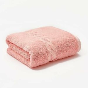 Superior 1000 Gram Egyptian Cotton Oversize 63 x 31 Bath Towel, 1 Piece, Pink Towel Pink Chain