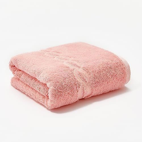 Superior 1000 Gram Egyptian Cotton Oversize 63 x 31 Bath Towel, 1 Piece, Pink Towel Pink Chain