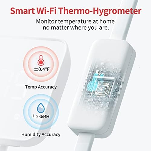 SwitchBot Curtain Smart Electric Motor with Hub 2 - WiFi Thermometer Hygrometer, IR Remote Control, Link SwitchBot to Wi-Fi (Support 2.4GHz), Compatible with HomeKit&Alexa&Google Assistant - Image 5