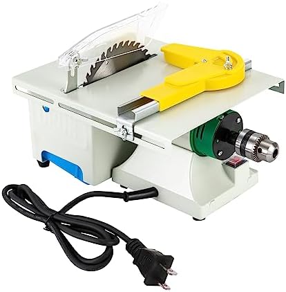 Mini Table Saw, Grinder Polishing Machine, Multifunction Lapidary Saw, Jewelry Polishing Machine, Bench Saw Household for DIY Woodworking Handmade Tool - Image 4