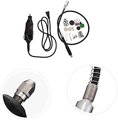 DOITOOL 1 Set Polisher Mini Hand Electric Drill Mini Multitool Rotary Tool for Sanding Polisher for Drill Cordless Polisher Drill Bit Kit Electric Jade Engraving Machine Household Grinder - Image 9