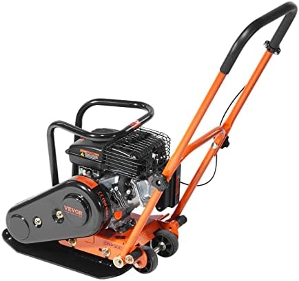 VEVOR Plate Compactor,2.8HP 78.5cc Gas Engine, 5600VPM Force Vibratory Compaction Tamper,1920LBS Compactor with 18.7 x 11.8 in Plate for Walkways,Patios,Asphalts,Paver Landscaping,EPA Compliant - Image 10