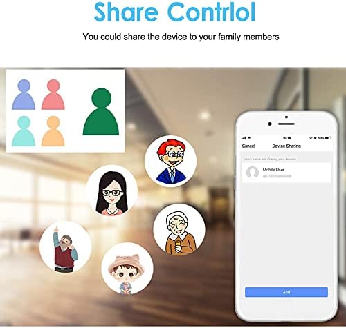 Remote Control,ERYUE WiFi Smart IR Remote Controller for Smart Home Compatible with Home Universal Intelligent App Remote Controller for Infrared Controlled Home Devices - Image 4