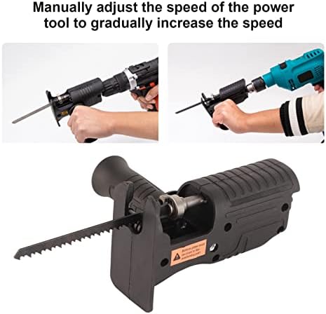 Reciprocating Saw Electric Wireless Saw Handheld Reciprocating Saw Tool-Free Blade Change Electric Drill Accessories for Woodworking, Household, Garden,Wood & Metal Cutting - Image 2