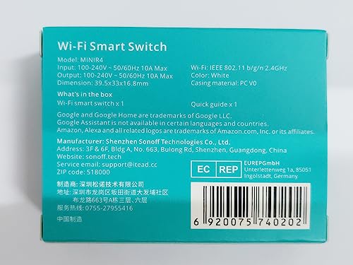 SONOFF MINIR4 10A Smart WiFi Extreme Wireless Light Switch,Universal DIY Module for Smart Home Automation Solution, Compatible with Alexa & Google Home Assistant, No Hub Required - Image 9