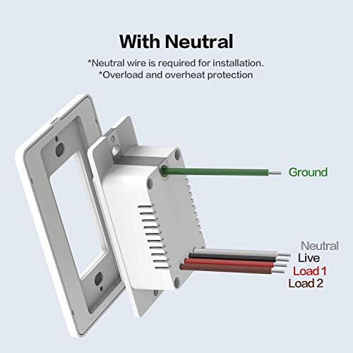 Aqara Smart Light Switch (with Neutral, Double Rocker) Plus Aqara Door and Window Sensor, Zigbee Connection, Remote Control and Set Timer for Home Automation - Image 8