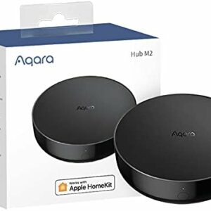 Aqara Smart Hub M2 (2.4 GHz Wi-Fi Required), Smart Home Bridge for Alarm System, IR Remote Control, Home Automation, Supports Alexa, Google Assistant, Apple HomeKit and IFTTT