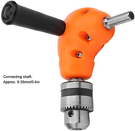 9.35mm/0.4in Connecting Shaft 90 Degree Right Angle Drill Attachment Portable Compact Punch Adapter Attachment Tool for Household Workplace Industry - Image 3