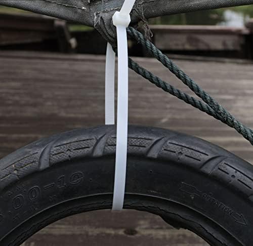 BAIJIAER 36 inch zip ties heavy duty outdoor use 50 pcs long zip ties white cable ties wraps large plastic tie uv resistant 200 lbs Tensile Strength - Image 4