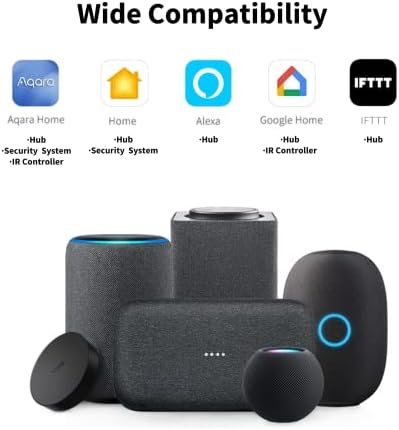 Aqara Smart Hub M2 (2.4 GHz Wi-Fi Required), Smart Home Bridge for Alarm System, IR Remote Control, Home Automation, Supports Alexa, Google Assistant, Apple HomeKit and IFTTT - Image 4