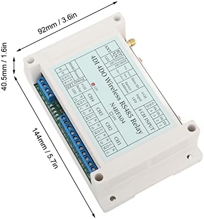 Emoshayoga Wireless Relay Module, Less Interference 4 Channel Wireless Relay High Sensitivity User Friendly 5 Parameters Setting with Antenna for Home Automation(#1) - Image 7