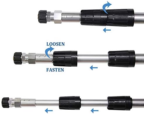 Twinkle Star 4000 PSI Commercial Grade Telescoping Pressure Washer Wand for Pressure Washers with Belt - Image 2