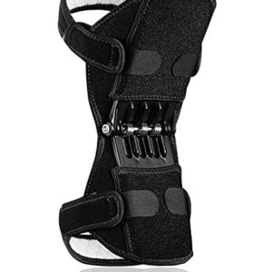 Knee Booster Brace with Rebound Springs, Power Lift Patella Support Wrap, Joint Stabilizer Pad, Knee Protection Booster for Weak Legs, Pain Relief, OA Knee