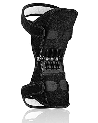 Knee Booster Brace with Rebound Springs, Power Lift Patella Support Wrap, Joint Stabilizer Pad, Knee Protection Booster for Weak Legs, Pain Relief, OA Knee
