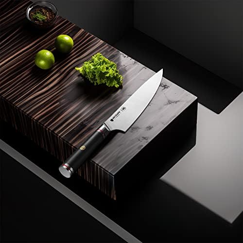 BRODARK Japanese Chef Knife,Professional Kitchen Knife in AUS-10 Steel, High-Class 8 Inch Chef's Knife with Ergonomic Handle, Ultra Sharp Cooking Knife for Home Cooks and Chefs, NSF Certified,Gift Box - Image 5