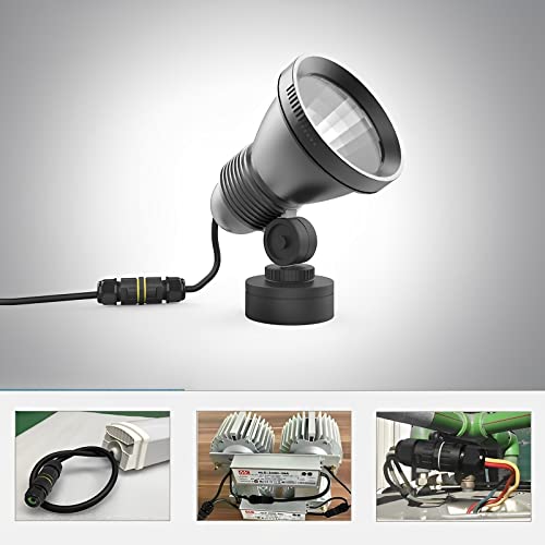 IP68 Outdoor Waterproof Electrical Wire Connector for 5-12mm Wire Diameter, (Max 16A, 450V), 2 Way (5 Pin) - Image 4