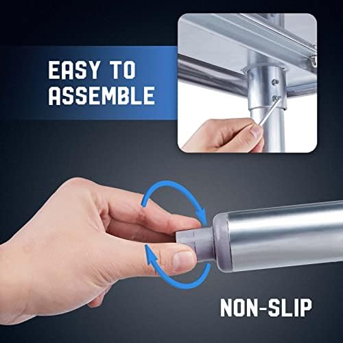 Profeeshaw Stainless Steel Prep Table NSF Commercial Work Table with Undershelf for Kitchen Restaurant 24×36 Inch - Image 4