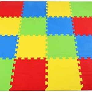 BalanceFrom Kid's Puzzle Exercise Play Mat with EVA Foam Interlocking Tiles