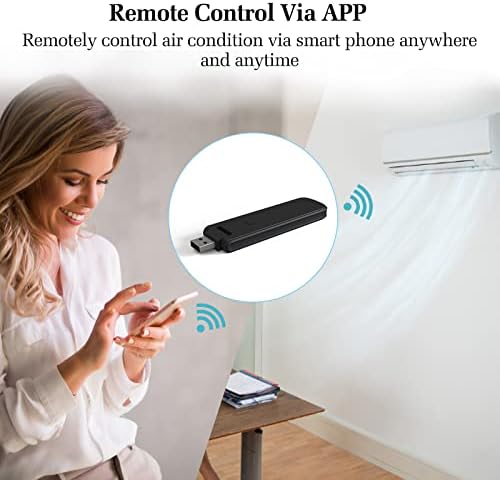 eMylo WiFi Smart IR RF Remote Controller, USB Smart IR RF Remote Control Compatible with Alexa and Google Assistant, IR Blaster for Air Conditioner, TV, Blind, RF Switch, Garage Door - Image 3