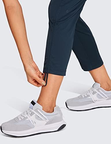 CRZ YOGA Womens Casual 7/8 Pants 25" - Lightweight Workout Outdoor Athletic Track Travel Lounge Joggers Pockets - Image 5