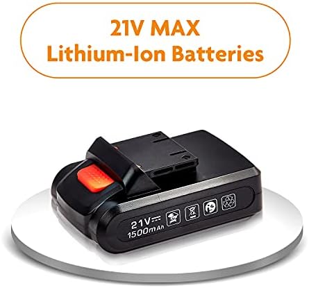 DD dedeo Tool Set with Drill, Cordless Hammer Drill Tool Kit 110Pcs Household Power Tools Drill Set with 21V Li-Ion Battery & Charger for Home Tool Kit - Image 4