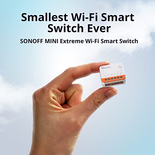 SONOFF MINIR4 10A Smart WiFi Extreme Wireless Light Switch,Universal DIY Module for Smart Home Automation Solution, Compatible with Alexa & Google Home Assistant, No Hub Required - Image 2