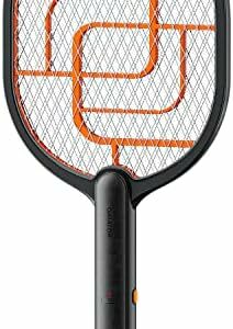 GAIATOP Electric Fly Swatter, 3000V Battery Powered Handheld Fly Zapper, 3-Layer Protection Grid Bug Zapper Racket for Home Bedroom Kitchen Office Backyard Patio Indoor Outdoor