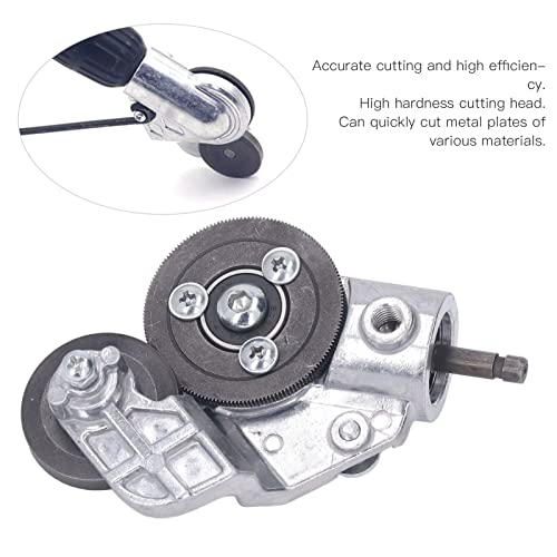 Electric Drill Plate Cutter, Safe and Durable Power Shear Sheet Metal Shear Refitting Attachment Tool Set Kit for Copper Aluminum Cutting Metal Plates - Image 5