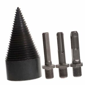 GANAZONO 1 Set Firewood Drill Log Splitter Electrical Tools Home Tools Electric Drills Bits Wood Splitting Bit Wood Drill Bit Drill Bit Firewood Splitter Wood Hex Drill Bit Household