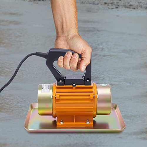 Electric Concrete Vibrator Motor 110V 250W Handheld Concrete Vibrating Troweling Construction Tool Concrete Cement Vibrator machine for Road Highway Bridge Port Construction (100kg Force) - Image 5
