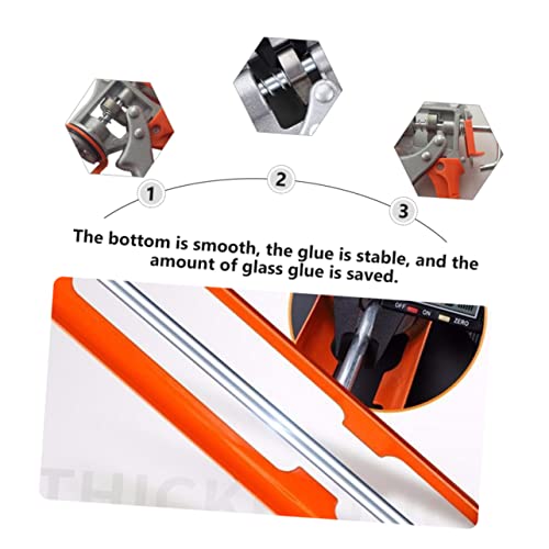 DOITOOL 1Pc Glass Glue Small Glue Household Tool Household Metal Glue Stick Manual Rotary Glue Dispenser Construction Supplies Black Glue Sticks One-Piece Construction Glue Shooter - Image 5