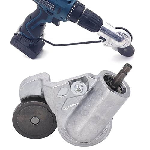 Electric Drill Plate Cutter, Safe and Durable Power Shear Sheet Metal Shear Refitting Attachment Tool Set Kit for Copper Aluminum Cutting Metal Plates - Image 2