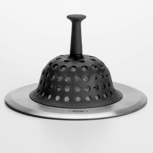 OXO Good Grips Silicone Sink Strainer, Black - Image 6
