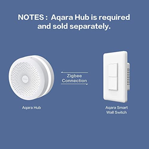 Aqara Smart Light Switch (with Neutral, Double Rocker) Plus Aqara Door and Window Sensor, Zigbee Connection, Remote Control and Set Timer for Home Automation - Image 9