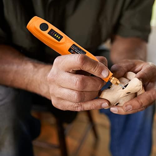 GOXAWEE Mini Cordless Rotary Tool with 105pcs Accessories, 5-Speed 18000rpm and USB Charging, Multi-Purpose Power Rotary Tool with 3.7V Li-ion Battery for Handmade Crafting and DIY Creations. - Image 6