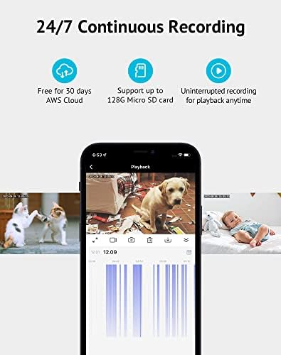 LaView 4MP Bulb Security Camera 2.4GHz,360° 2K Security Cameras Wireless Outdoor Indoor Full Color Day and Night, Motion Detection, Audible Alarm, Easy Installation, Compatible with Alexa - Image 8