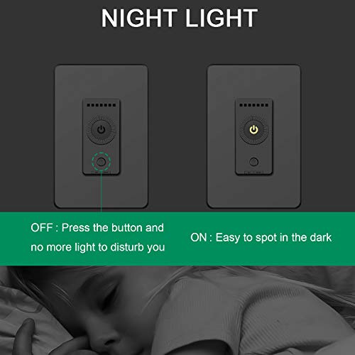 Smart Dimmer Switch by Martin Jerry | Rotary Design unlocks New Features, Trailing Edge dimmer Light Switch is Better Compatible with LED Bulbs, Needs Neutral Wire and 2.4G Wi-Fi - Image 4