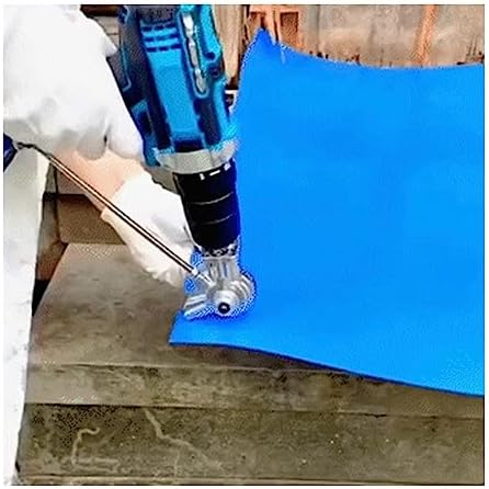 Electric Drill Plate Cutter Attachment Metal Sheet Cutter Tool Free Cutting Tool Sheet Metal Cut Plate Punch Scissor Kit (Color : Electric Cutter 01) - Image 4