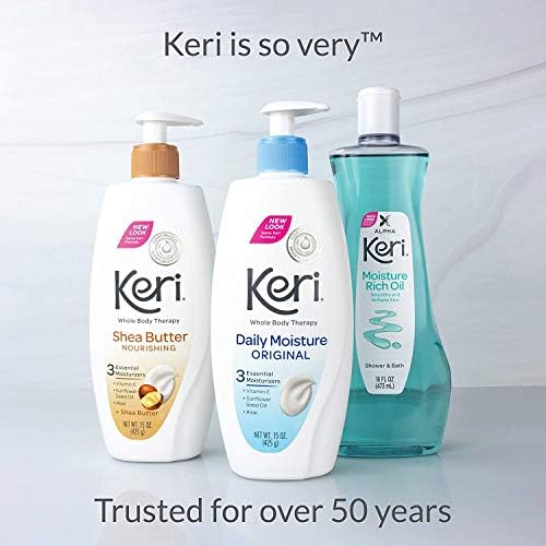 Keri Moisturizing Shower and Bath Oil, 16 Fl Oz - Image 5