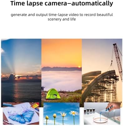 ATLI 1080P Time Lapse Camera APP Control WiFi HDR Manual Focus Timelapse Video for Plant Flower Indoor (Black) - Image 6