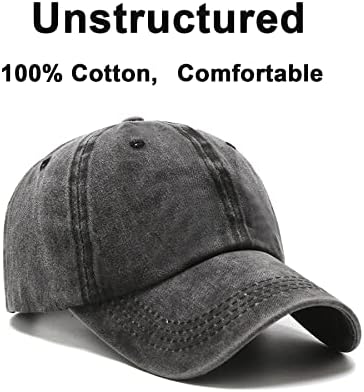 NPJY Baseball Cap Golf Dad Hat Adjustable Original Classic Low Profile Cotton Hat Unconstructed Plain Cap Men Women - Image 3
