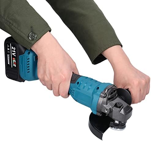 Weytoll Brushless Angle Grinder Electric Grinding Tool Lithium Cutter Utility Power Tool 21V 125mm M14 Angle Grinder For Cutting Polished Tile Wood Stone Steel - Image 6