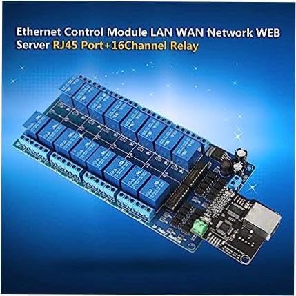 Home Automation Relay Module - Ethernet Relay Controller with Web-based Relay and Networked Relays via RJ45 Relay Board for Controlling Lights and Appliances - Image 3